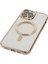 Happycase iPhone 13 Pro Kılıf Kross Magneticsafe Kapak - Gold 4