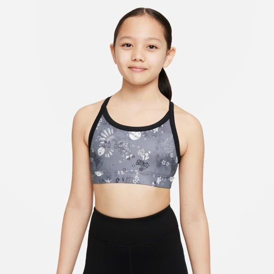Nike Sportswear Icon Clash Genç Kız Siyah Sporcu Sütyeni DQ8927-084