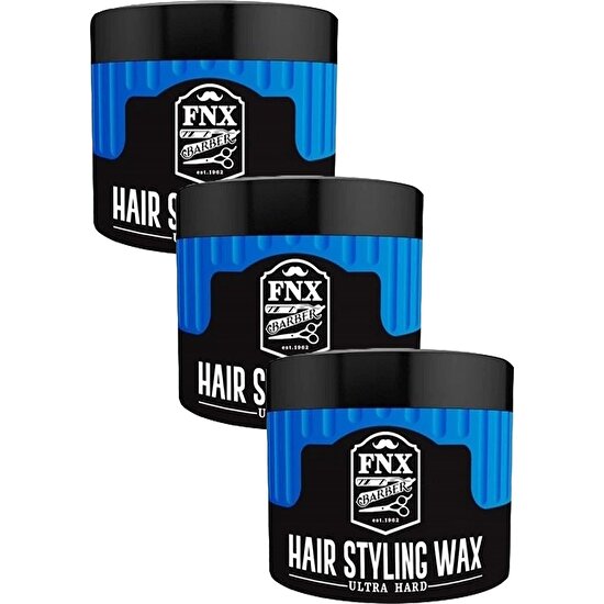 Fonex Barber Wax Ultra Hard 150 ml x 3 Adet