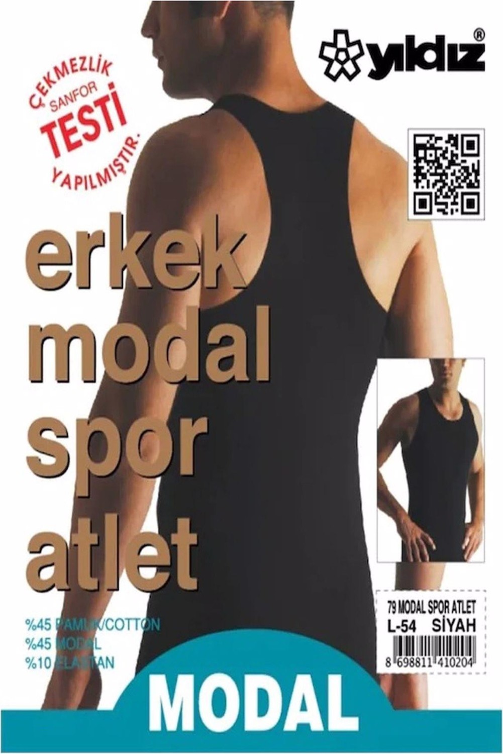 Yıldız Erkek Modal Likralı Spor Atlet 77 - 3 Adet