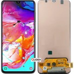 Qudex Samsung Galaxy A70 (SM-A705FN) LCD Ekran Dokunmatik (Orjinali Gibi Tam Boyut Ekran)