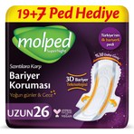 Molped Supernight Hijyenik Ped Gece 26 Adet Uzun