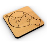 1 Fark - Ahşap Eğitici Puzzle - Taşıtlar Serisi