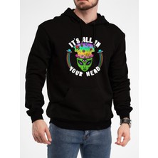 Tshirt-Sweat Oversize Sweatshirt & Hoodie Alıen  Baskılı