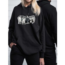 Tshirt-Sweat Oversize Sweatshirt & Hoodie Money Baskılı