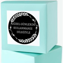 Casalinghi Güzel Günlerde Kullanmanız Dileğiyle Kuşe Etiket 5x5 cm - 40 Adet