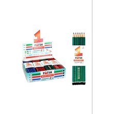 Faber-Castell Kaliteli Karışık 12'li Kurşun Kalem Faber+Adel+Bic+Fatih