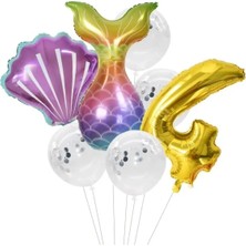 Çıtı Pıtı Store Deniz Kızı Balon Set 4