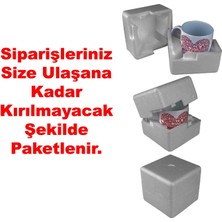 Kütahya Porselen Seni Seviyorum 5'li Kırmızı Gül Buketi 14 Şubat Sevgililer Günü gift Kupa Bardak Sevgiliye Hediye Kış Masalı Kar Küresi Ayakta Sokak Lambası Doğum Günü Hediyesi Kupa