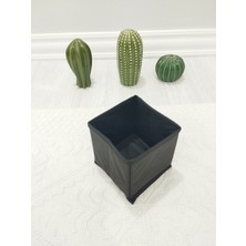 Balkan Room Siyah Çekmece Içi Düzenleyici Organizer - Çok Amaçlı Dolap Içi Kutu ( 13*13*13 )