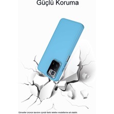 Kzy Xiaomi Redmi Note 8 Kapak Renkli Metal Kamera Çerçeveli First Class Içi Kadife Lasnman Kılıf - Mavi