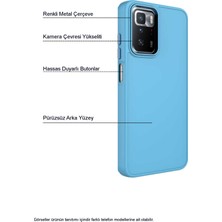 Kzy Xiaomi Redmi 9c Kapak Renkli Metal Kamera Çerçeveli First Class Içi Kadife Lasnman Kılıf - Petrol Mavisi