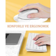 Kablosuz Klavye Mouse Seti Türkçe Q Klavye Sessiz Usb’li