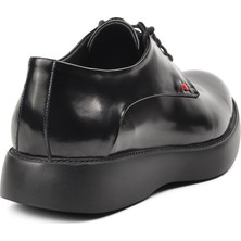 Ayakmod Premium 0251 Parlak Siyah  Deri Erkek Casual Ayakkabı