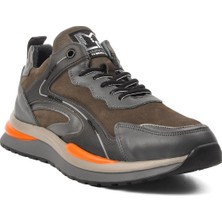 Marcomen 540-53214 Kahve-Gri  Deri Erkek Sneaker
