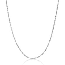 Zanaat Silver 925 Ayar Gümüş Singapur Model Zincir 40 cm Kadın Kullanıcılar İçin Şık Tasarım