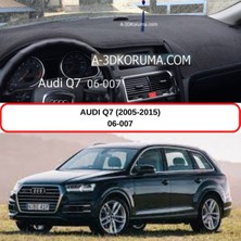 A-3DKORUMA Audı Q7 (2005-2015) Torpido Koruması / Halısı / Örtüsü / Kılıfı