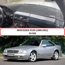 A-3DKORUMA Mercedes -Benz R129 (1989-2001) Torpido Koruma Kılıfı 3d Koruyucu Halı Örtü