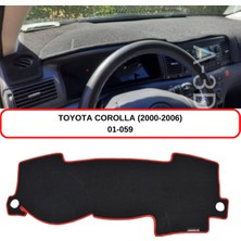 A-3DKORUMA Toyota Corolla (2000-2006) Torpido Koruma Kılıfı 3d Koruyucu Halı Örtü