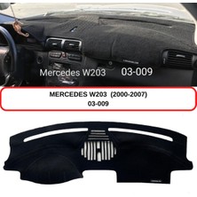 A-3DKORUMA Mercedes -Benz W203 (2000-2007) Torpido Koruma Kılıfı 3d Koruyucu Halı Örtü