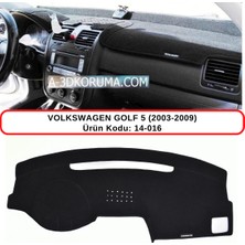 A-3DKORUMA Volkswagen Golf5 (2003-2009) Torpido Koruma Kılıfı 3d Koruyucu Halı Örtü