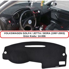 A-3DKORUMA Torpido Koruma Kılıfı 3d Koruyucu Halı Örtü Volkswagen Golf 4 / Jetta / Bora (1997-2003)