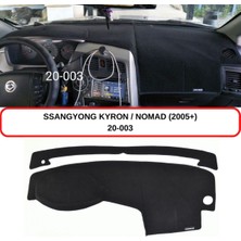 A-3DKORUMA Ssangyong Kyron / Nomad (2005 + ) Torpido  Koruma Kılıfı / 3d Koruyucu Halı / Örtü