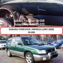 A-3DKORUMA Subaru Forester (1997-2002) Tek Kapaklı Torpido Koruma Kılıfı 3d Koruyucu Halı Örtü