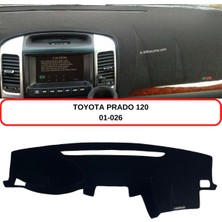 A-3DKORUMA Toyota Lc Prado 120 Göstergeli (2002-2009) Torpido Koruması / Halısı / Örtüsü / Kılıfı