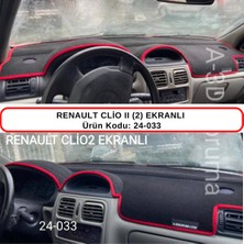 A-3DKORUMA Renault Clio Iı (2) Ekranlı Torpido Koruması / Halısı / Örtüsü