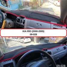 A-3DKORUMA Kıa Rio (2000-2005) Torpido Koruma Kılıfı 3d Koruyucu Halı Örtü