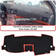 A-3DKORUMA Toyota Avensis (2003-2008) Torpido Koruması / Halısı / Örtüsü / Kılıfı