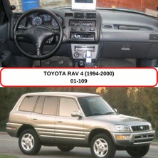 A-3DKORUMA Toyota Rav4 (1994-2000) Torpido Koruma Kılıfı 3d Koruyucu Halı Örtü