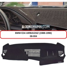 A-3DKORUMA Bmw E34 Airbagsiz (1988-1996) Torpido Koruması / Halısı / Örtüsü / Kılıfı