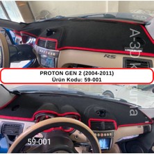 A-3DKORUMA Proton Gen 2 (2004-2011) Torpido Koruma Kılıfı 3d Koruyucu Halı Örtü