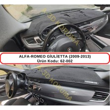 A-3DKORUMA Alfa-Romeo Giulietta (2009-2013) Torpido Koruma Kılıfı 3d Koruyucu Halı Örtü