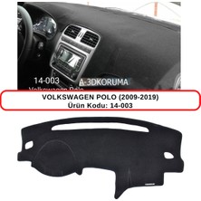 A-3DKORUMA Volkswagen Polo (2009-2019) Torpido Koruma Kılıfı 3d Koruyucu Halı Örtü