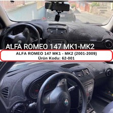A-3DKORUMA Alfa Romeo 147 Mk1 - Mk2 (2001-2009) Torpido Koruma Kılıfı 3d Koruyucu Halı Örtü
