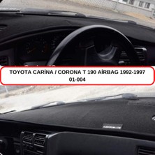 A-3DKORUMA Toyota Carina E Airbagli (1992-1997) Torpido Koruma Kılıfı 3d Koruyucu Halı Örtü