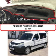 A-3DKORUMA Peugeot Partner (1996-2002)Torpido  Koruma Kılıfı / 3d Koruyucu Halı / Örtü