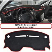 A-3DKORUMA Citroen C4 (2005-2020) Torpido  Koruması / Halısı / Örtüsü