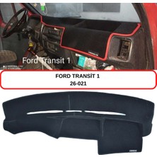 A-3DKORUMA Ford Transit 1 Torpido  Koruma Kılıfı / 3d Koruyucu Halı / Örtü
