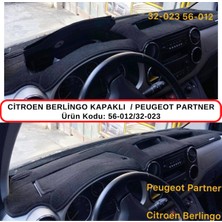 A-3DKORUMA Citroen Berlingo Kapaklı Torpido Koruma Kılıfı 3d Koruyucu Halı Örtü