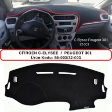 A-3DKORUMA Citroen C-Elysee Torpido  Koruması / Halısı / Örtüsü