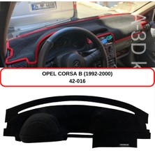 A-3DKORUMA Opel Corsa B (1992-2000) Torpido Koruma Kılıfı 3d Koruyucu Halı Örtü