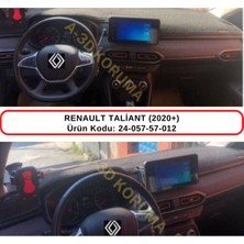 A-3DKORUMA Renault Taliant (2020+) Torpido Koruma Kılıfı 3d Koruyucu Halı Örtü