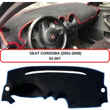 A-3DKORUMA Seat Cordoba (2001-2008) Torpido Koruma Kılıfı 3d Koruyucu Halı Örtü
