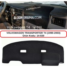 A-3DKORUMA Volkswagen Transporter T4 (1990-2003) Torpido Koruması / Halısı / Örtüsü / Kılıfı