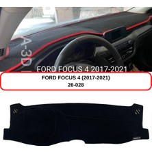 A-3DKORUMA Ford Focus 4 - Iv (2017-2021) Torpido Koruma Kılıfı 3d Koruyucu Halı Örtü