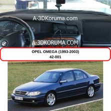 A-3DKORUMA Opel Omega (1993-2003) Torpido Koruma Kılıfı 3d Koruyucu Halı Örtü